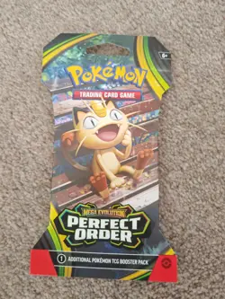 Pokemon Mega Evolution Perfect Order Booster Pack 10 Cards English Starmie - Image 1