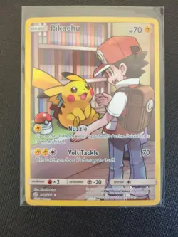 Pikachu 241/236 Cosmic Eclipse Secret Rare NM-/LP Hitoshi Ariga Pokemon Card - Image 1