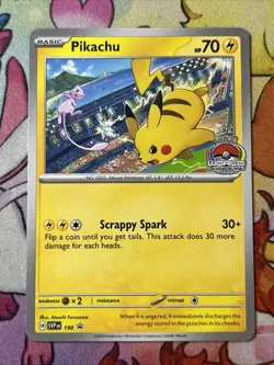 Pokemon TCG Pikachu SVP 190 World Championships 2024 - Promo Card VLP - Image 1