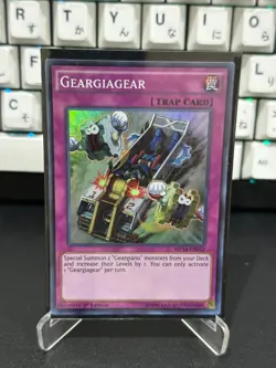 YuGiOh Geargiagear Super Rare 1st Edition LTGY-EN077 - Image 1