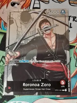 One Piece - Roronoa Zoro PR•OP01-001 Alt Art - Promotion Cards NM EN - Image 1