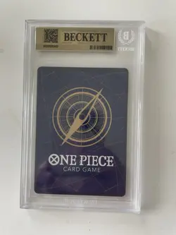 One Piece The Azure Sea's Seven Dracule Mihawk Manga BGS 10 PRISTINE OP14-119 - Image 2