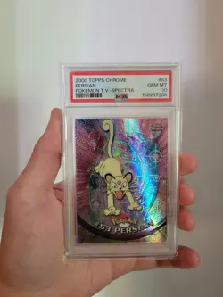 2000 POKEMON TOPPS CHROME PERSIAN SPECTRA PSA 10 - Image 1