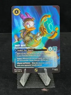 Disney Lorcana Whispers in the Well-Daisy Duck-Paranormal Investigator 23/P3 Pro - Image 4