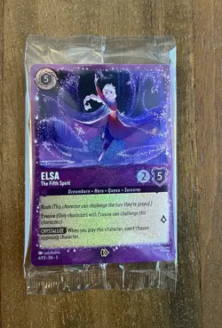 Elsa The Fifth Spirit 6/P3 Disney Lorcana Promo Cold Foil SEALED - Image 1