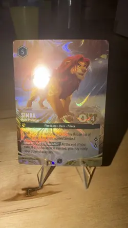 Disney Lorcana TCG Simba Pride Protector FOIL DLC PROMO NM - Image 1