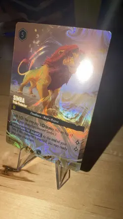 Disney Lorcana TCG Simba Pride Protector FOIL DLC PROMO NM - Image 2