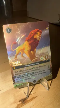 Disney Lorcana TCG Simba Pride Protector FOIL DLC PROMO NM - Image 3