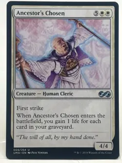 Ancestor's Chosen NM/M* Ultimate Masters ENGLISH 009/254 mtg -UnltdCards - Image 1
