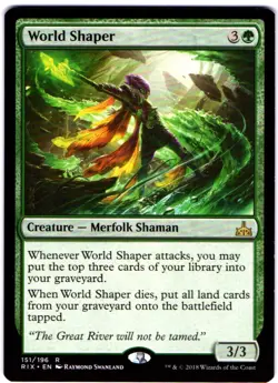 WORLD SHAPER 151 MAGIC: THE GATHERING RIVALS OF IXALAN (RIX) RARE - Image 1