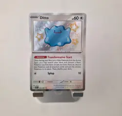 Pokemon TCG Ditto 201/091 Shiny Rare Paldean Fates Baby Shiny NM/M - Image 1