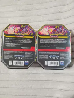 Pokemon TCG Mega Clefairy and Mega Gengar Moonlight Tins Bundle Sealed - Image 2