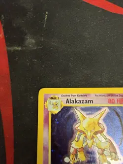 Pokemon Alakazam TCG Base Set 2 1/130 Holo Unlimited Rare LP/NM + SWIRL! - Image 3