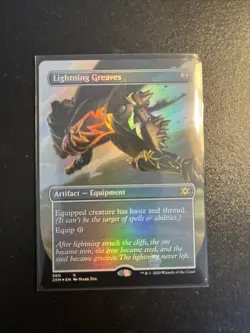 Lightning Greaves (Borderless) Double Masters Foil - Image 1