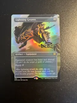 Lightning Greaves (Borderless) Double Masters Foil - Image 2