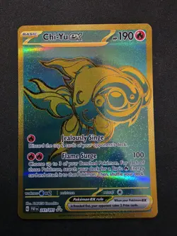 Pokemon TCG Chi-Yu EX 241/091 Paldean Fates Hyper Rare Full Art NM - Image 1