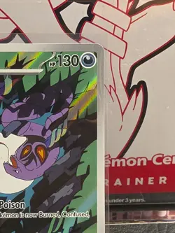 Pokemon TCG Arbok 176/162 Temporal Forces Illustration Rare - Image 3