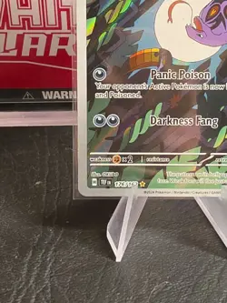 Pokemon TCG Arbok 176/162 Temporal Forces Illustration Rare - Image 5