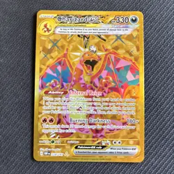 Pokemon TCG Charizard EX 228/197 Obsidian Flames Gold - Image 1