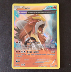 The Pokemon Company Pokemon TCG Entei 15/98 XY Ancient Origins Rev Holo EN 130HP - Image 1