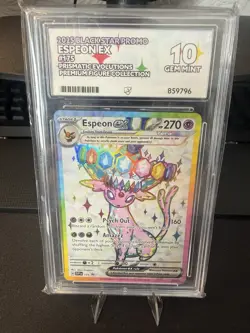 Pokemon TCG Espeon ex SVP175 SV Promo Holo English 2025 270HP Ace 10 - Image 1