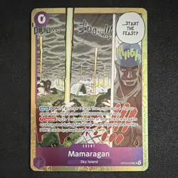 Bandai One Piece TCG Mamaragan Event Sky Island OP15-078 SR Foil English Cost 0 - Image 1