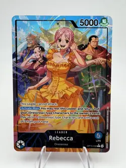 One Piece TCG Rebecca Leader Alt Art OP15-039 English M/NM - Image 1