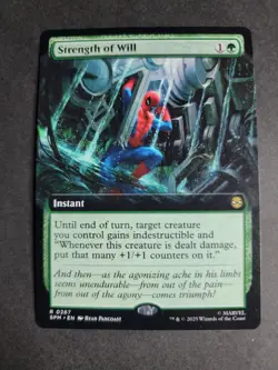 Strength of Will (Extended Art) Rare MTG Spider-Man - Image 1