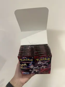 Pokemon TCG Destined Rivals Unsealed Booster Box 36 Sealed Packs - Image 1