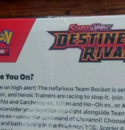 Pokemon TCG Destined Rivals Booster Box 36 Packs, Sealed (slight tear) - Image 3