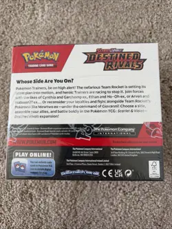 Pokemon TCG Destined Rivals Sealed Booster Box 36 Packs - Image 2