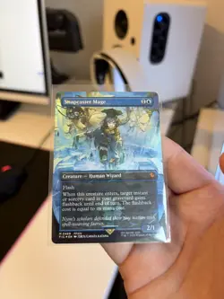 Snapcaster Mage Borderless Chocobo Track Foil M469 Final Fantasy Foil MTG Magic - Image 1