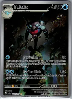 Palafin 225/091 SV: Paldean Fates - Pokemon Card - NM - Image 1