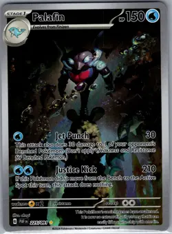 Palafin 225/091 SV: Paldean Fates - Pokemon Card - NM - Image 1