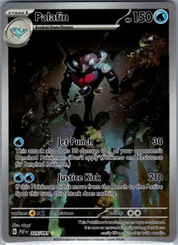 Palafin 225/091 SV: Paldean Fates - Pokemon Card - NM - Image 1