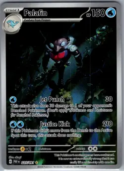 Palafin 225/091 SV: Paldean Fates - Pokemon Card - NM - Image 1