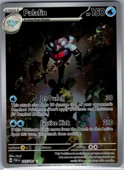 Palafin 225/091 SV: Paldean Fates - Pokemon Card - NM - Image 1