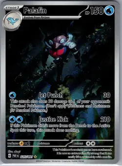 Palafin 225/091 SV: Paldean Fates - Pokemon Card - NM - Image 1