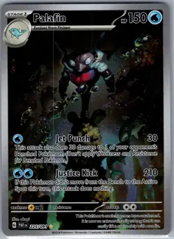 Palafin 225/091 SV: Paldean Fates - Pokemon Card - NM - Image 1