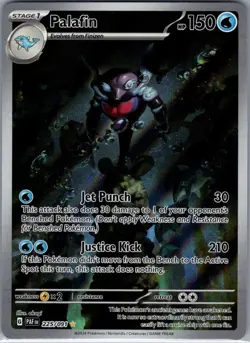 Palafin 225/091 SV: Paldean Fates - Pokemon Card - NM - Image 1