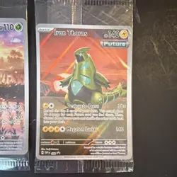 Pokemon TCG SVP Black Star Promo 4 Card Lot Holo Promo Flutter Mane Ogerpon - Image 5