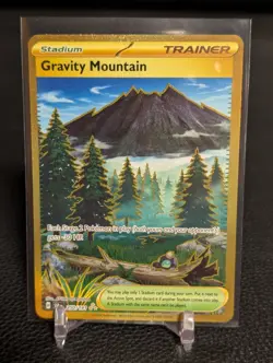 Gravity Mountain Hyper Rare 250/191 Pokemon Card - SV08: Surging Sparks - NM - Image 1