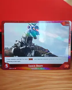 Space Beam EBP01-031 Rare Foil Godzilla Card Game 1st Edition Strategy - Image 1