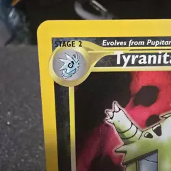 Tyranitar Neo Discovery Holo Card 12/75 Pokemon - Image 2