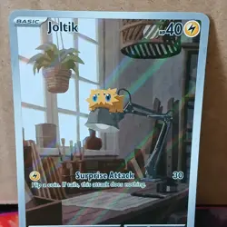 Pokemon Joltik TCG Illustration Rare Card 116/086 White Flare LP+ - Image 2