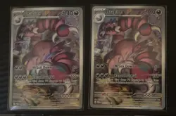 POKEMON Lot Of 5 IR Illustration Rare Cards CROBAT, TALONFLAME, DRAPION, SPEWPA - Image 4