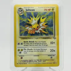 Jolteon - 4/64 - Pokemon Jungle Unlimited Holo Rare Card WOTC LP - Image 1