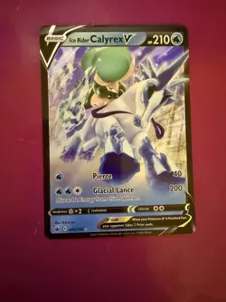 Ice Rider Calyrex V 045/198 Full Art NM/M Chilling Reign Pokemon Card - Image 1