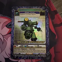 Digimon Megagargomon ST-139 Holo Foil Digi Battle Card Game Rare Classic - Image 1