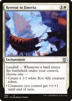 Retreat to Emeria [Zendikar Rising Commander] Magic MTG - Image 1